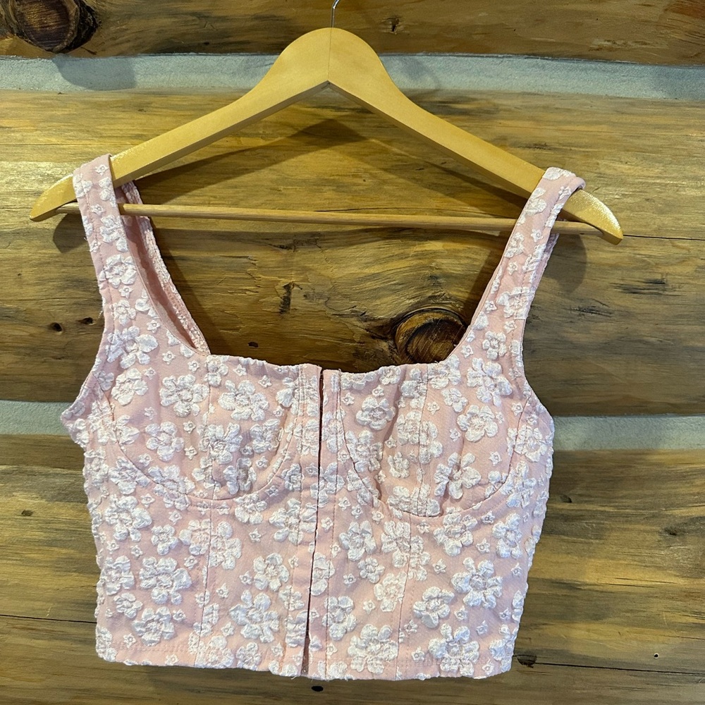 Wild Fable Corset Pink Tank - Picture 2 of 4